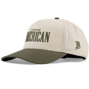 BRANDED BILLS- Everyday American Curved 5 Panel Canvas LODEN